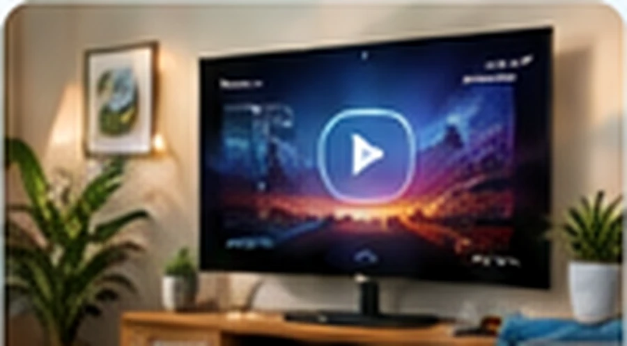 Televisor mostrando contenido de entretenimiento